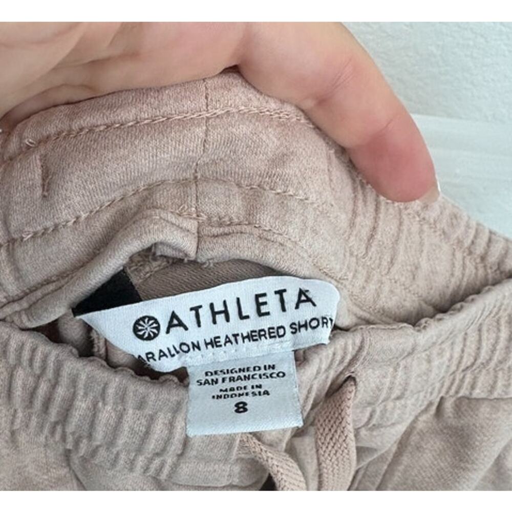 Womens. Athleta Farallon Heathered Short-Mocha Latte Size 8 - Picture 5 of 6